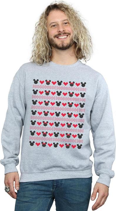 Produktbild Disney Mickey And Minnie Christmas Hearts Sweatshirt (L)