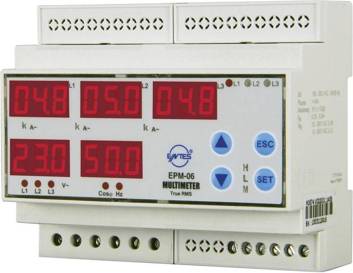 Entes EPM-06CS-DIN programmabile (CAT III 300V)