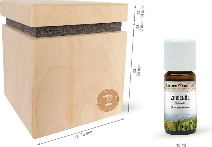 Produktbild ZirbenFamilie Zirbenwürfel Orignal Premium (10 ml)