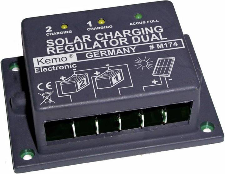 Actual product image Kemo Charge Controller Dual M174 Series 12
