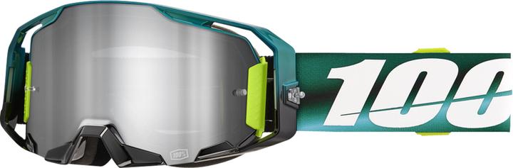 100% ARMATIC Goggle Polarity (türkis-schwarz-violett, Mirror Silver)