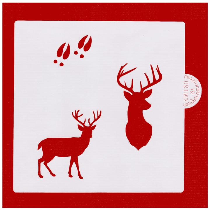 Image du produit Designer Stencils Cerf Stencil