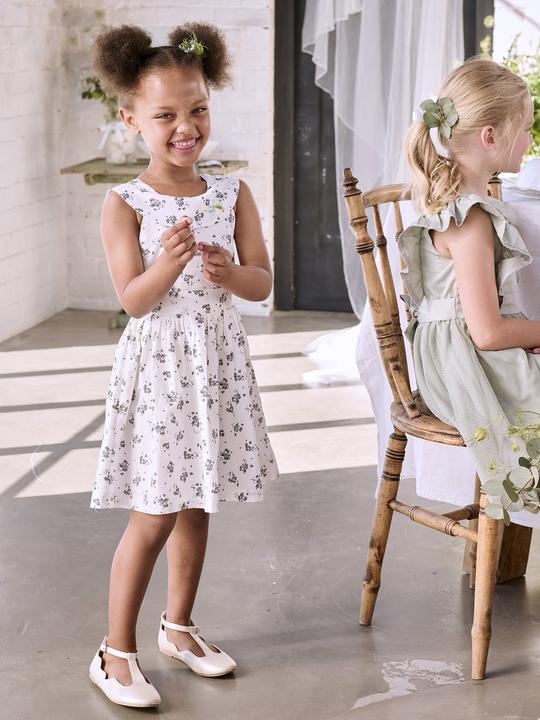 Produktbild Vertbaudet Festliches Mädchen Kleid mit Blumenprint (134)
