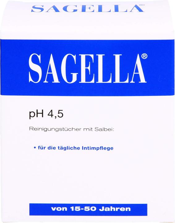 Image du produit Sagella Lingettes nettoyantes, 10 pcs TUE (Lingettes intimes)