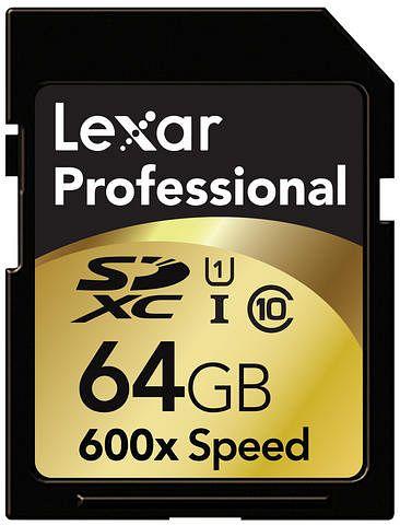 Produktbild Lexar Professional 64GB SDXC, UHS-I, 600x 10 (64 GB, SDXC)