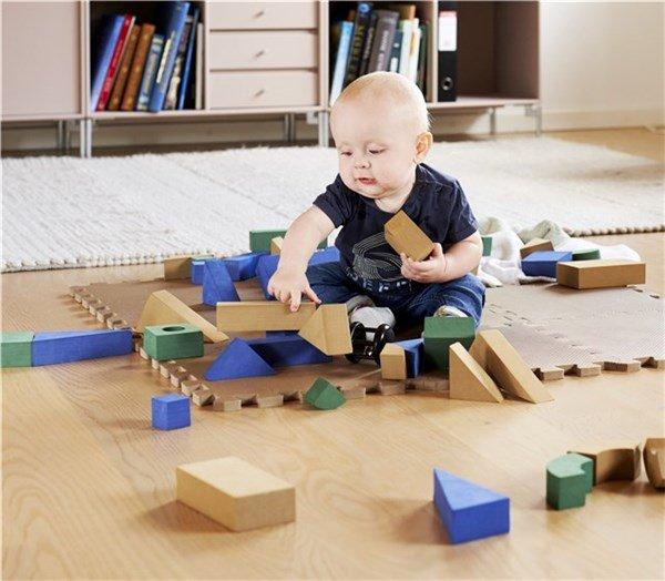 Actual product image Baby Dan Playmat - Cappuccino (90 x 90 cm)