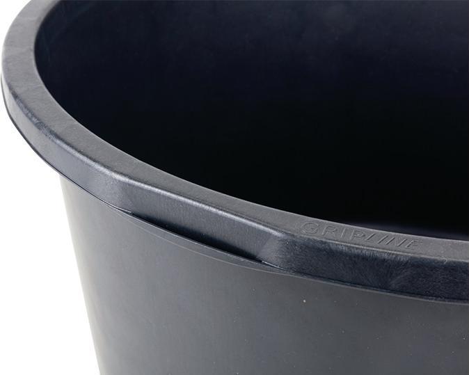 Actual product image HP Autozubehör Mortar bucket GRIPLINE-O 90 l reinforced rim black