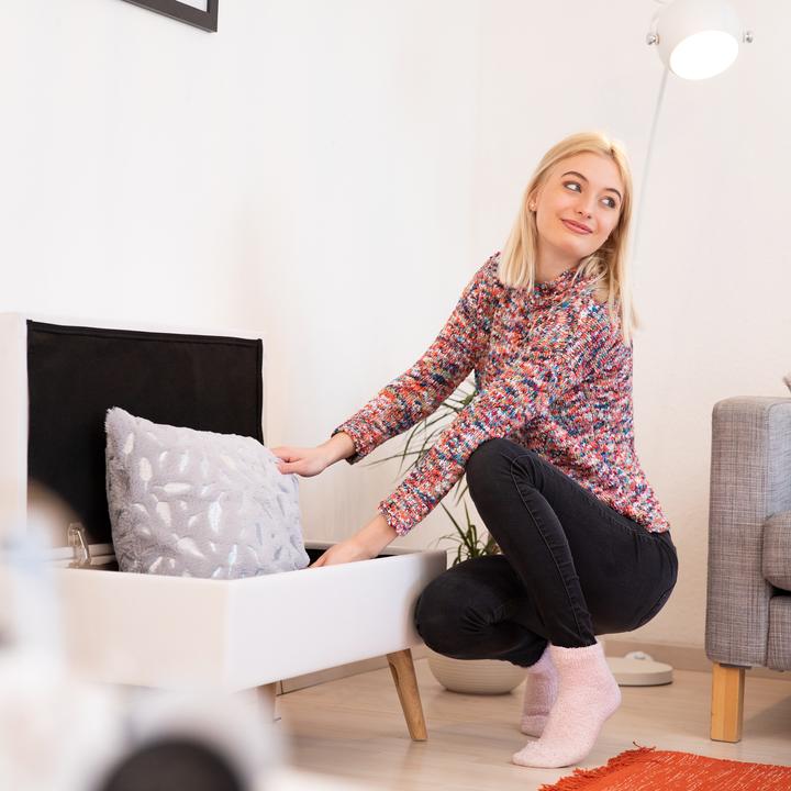 Actual product image Relaxdays Storage Bench (80 cm)