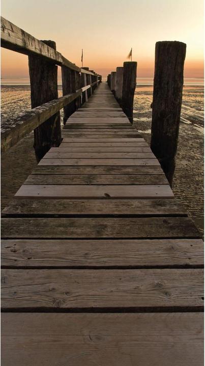 Actual product image Trenddeko Wadden Sea jetty (144 x 260 cm)