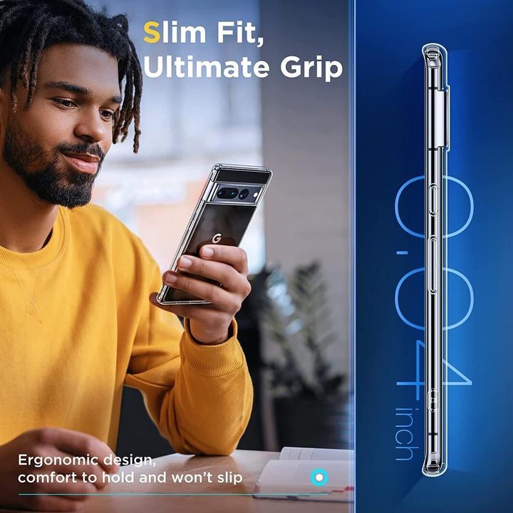 Actual product image PhoneLook Cover Rubber Silicone Gel Simple Super Clear Flexible (Google Pixel 8)