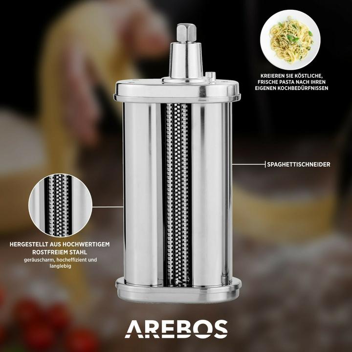 Actual product image Arebos Spaghetti - noodle attachment