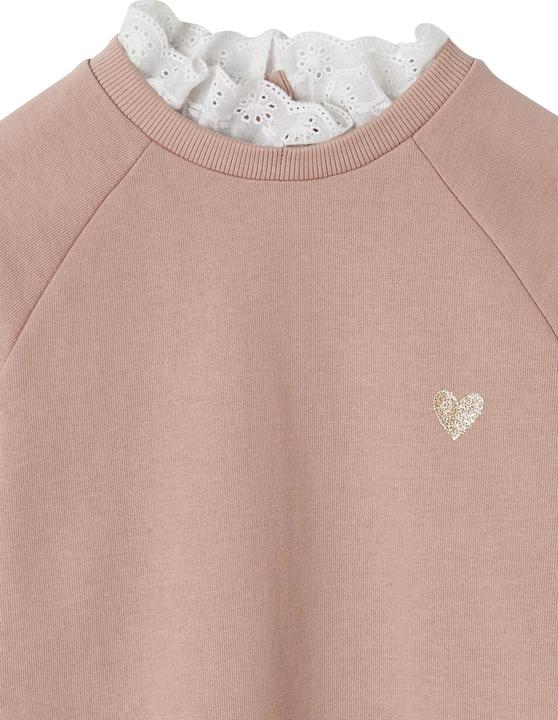 Produktbild Vertbaudet Mädchen Sweatkleid mit Lochstickerei am Kragen (86)