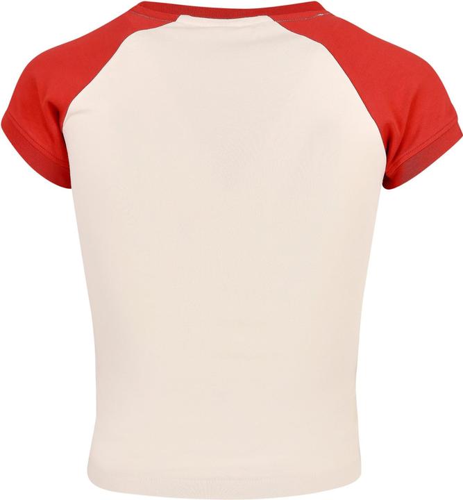 Immagine prodotto Urban Classics Maglietta da baseball da donna biologica elasticizzata corta e retrò (XS)