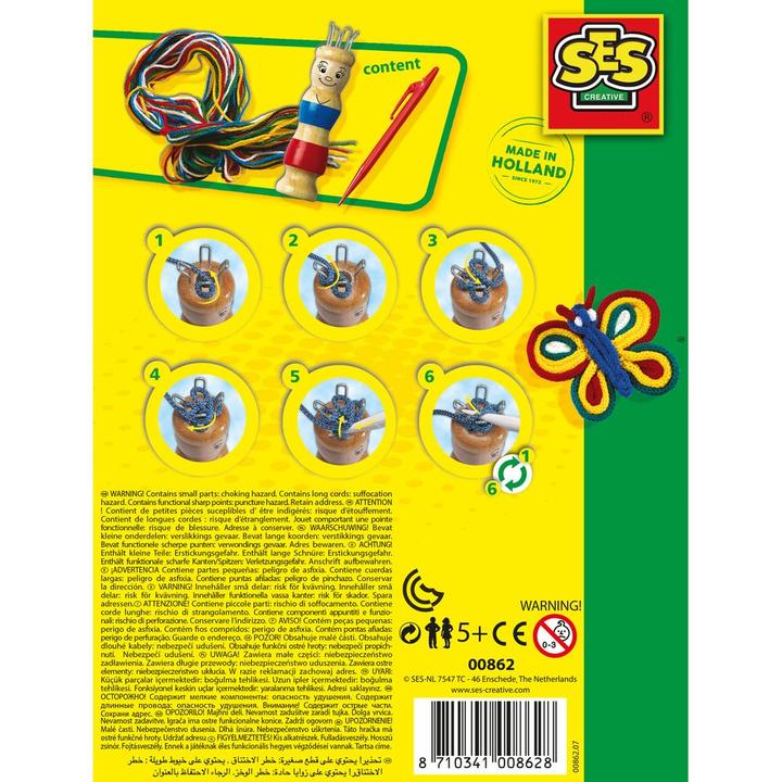 Actual product image Ses Knitted doll