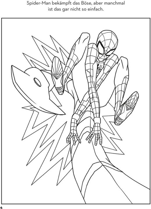 Immagine prodotto Spider-Man: Coole Ausmalbilder (Tedesco, 2023)