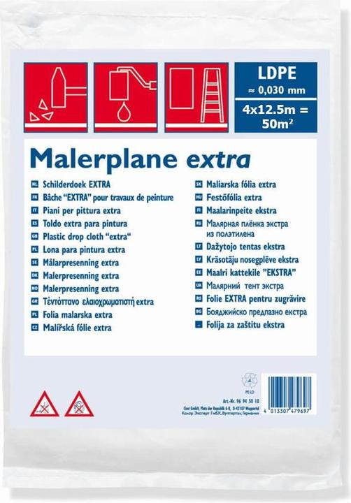 Produktbild Magni Bauplane LDPE 30my 50m² (12.50 m, 4000 mm)