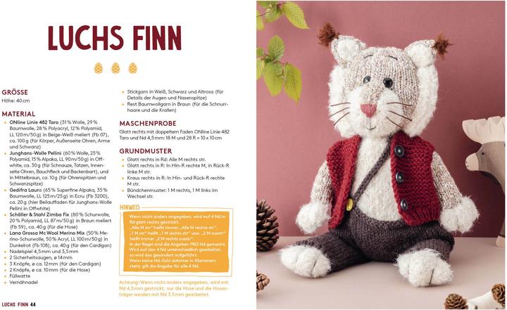 Immagine prodotto Hej. Kuscheltiere stricken (Tedesco, Marina Hammerle-Niesporek, 2022)