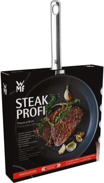 Actual product image WMF Professional Steak Steak Pan 28cm (28 cm, Frying pan, Stainless steel)