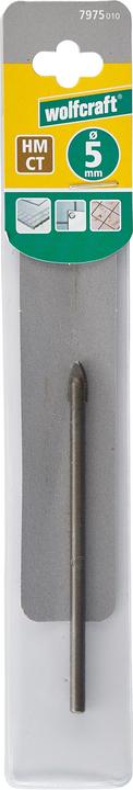Actual product image wolfcraft wolfcraft 1 Fliesen- u. Glasbohrer HM ø6mm (6 mm)