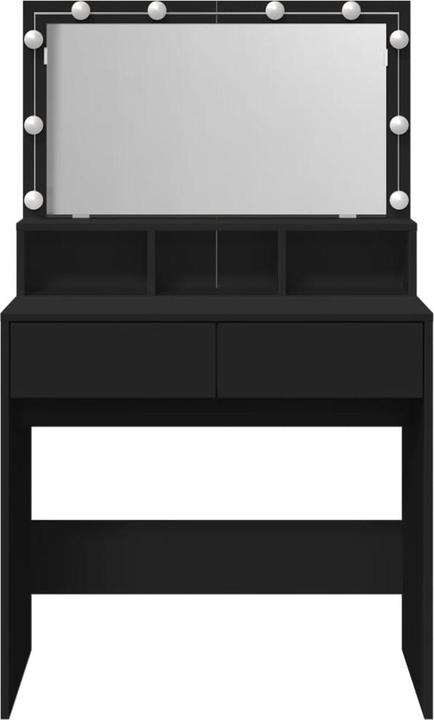 Actual product image VidaXL Dressing table with LED lighting (80 x 41 x 134.5 cm)