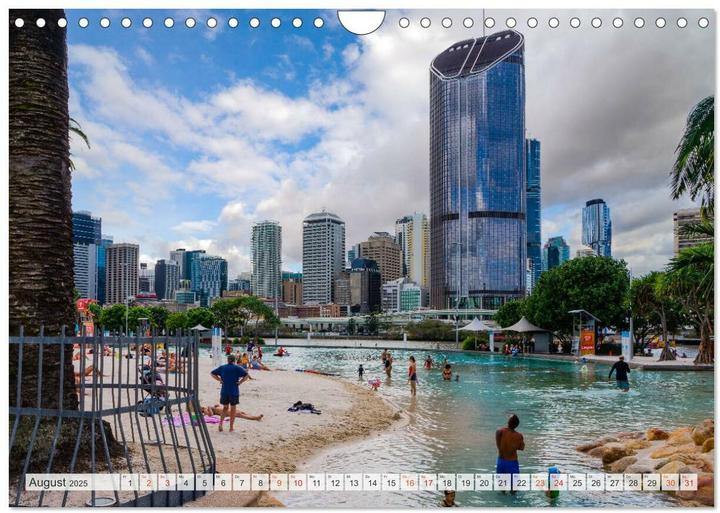 Image du produit Australien Metropolen (Wandkalender 2025 DIN A4 quer), Monatskalender (A4, Allemand)