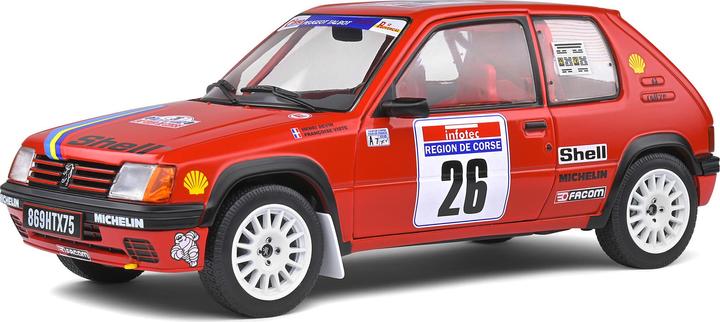 Actual product image Solido 1:18 Peugeot 205 PTS red #26