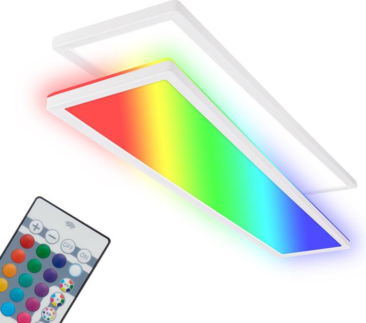 Produktbild Briloner TAVA ultra flat RGB/W-LED Panel with backlight, Weiss