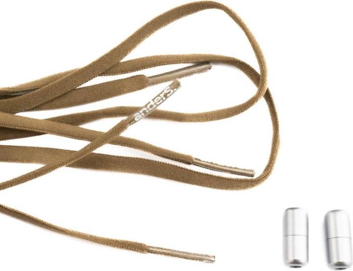 Produktbild Anders. Schnürsenkel elastisch mit Schraubverschluss Braun