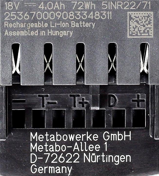 Image du produit Metabo Ensemble de base 3 X LIHD 4.0 AH (18 V)