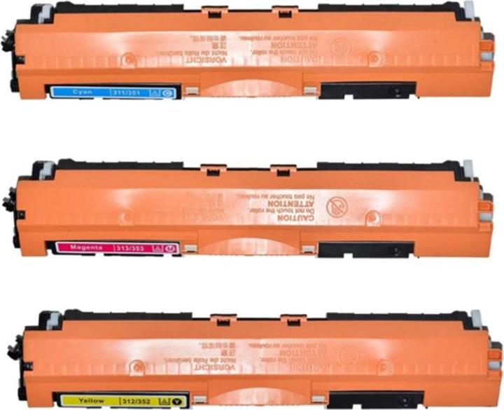 Image du produit Hermex Toner compatible pour HP Color LaserJet CP1025nw (M, Y, C)