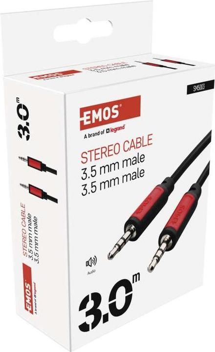Immagine prodotto Emos Cavo jack 3,5mm stereo, spina - spina 3,5mm, 3m (3 m)