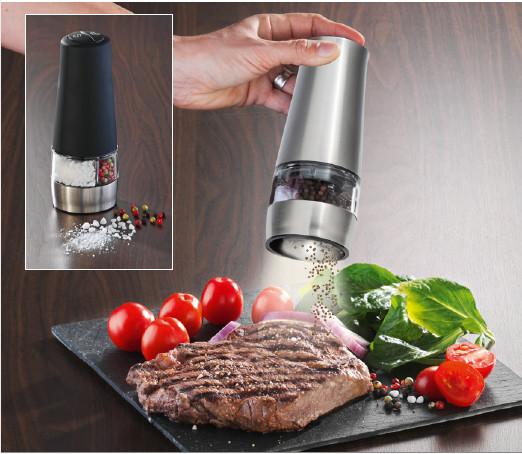 Image du produit Wenko Moulin électrique avec lumière LED 2 en 1 (Sel, Poivre)