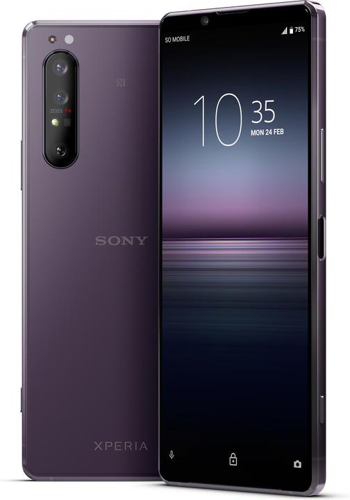 Actual product image Sony Xperia 1 II (256 GB, Purple, 6.50", Single SIM, 12 Mpx, 5G)