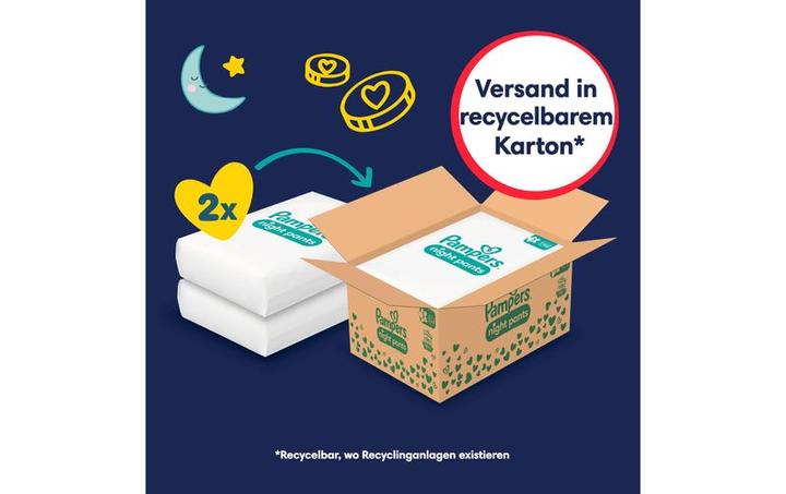 Actual product image Pampers Baby-Dry Night Pants (Size 5, Monthly box, 160 Piece)