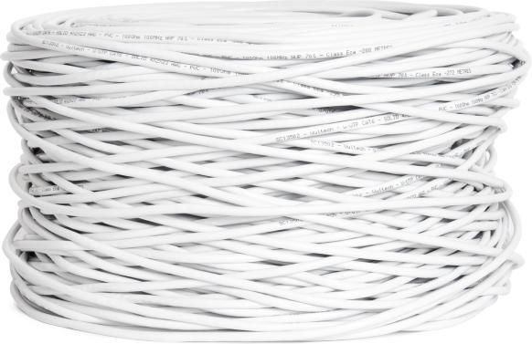 Produktbild Vultech sc13502 305 network cable CAT6 FUTP FTP 101001000BaseT x grey vinyl chloride PVC strandd (F/UTP, CAT6, 305 m)