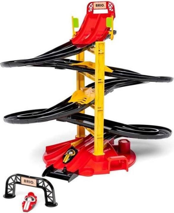 Produktbild Brio Rennbahn-Turm mit zwei Rennwagen