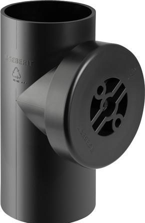 Produktbild Geberit PE Reinigungsstück 90° mit runder Serviceöffnung d110