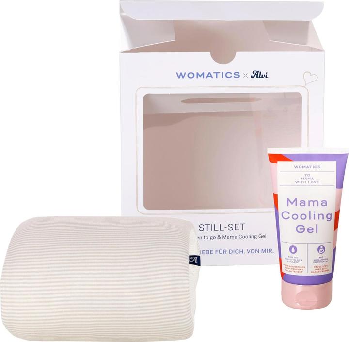 Image du produit Womatics Pommade pour mamelons Mama Cooling Gel + Alvi Coussinet d'allaitement 150 ml