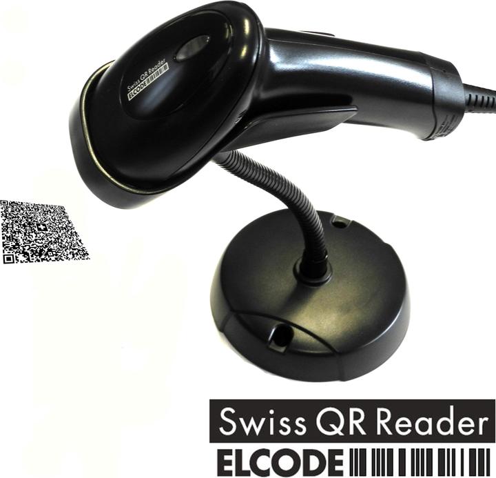 Elcode Swiss QR Reader (1D-Barcodes, 2D-Barcodes, QR-Code)