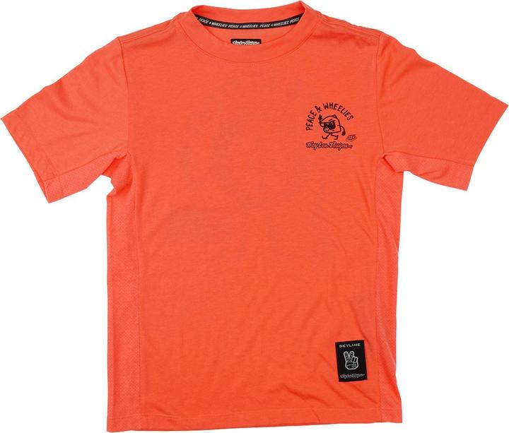Produktbild Troy Lee Designs Skyline Ride SS Tee, P&W, melon, youth M (M)