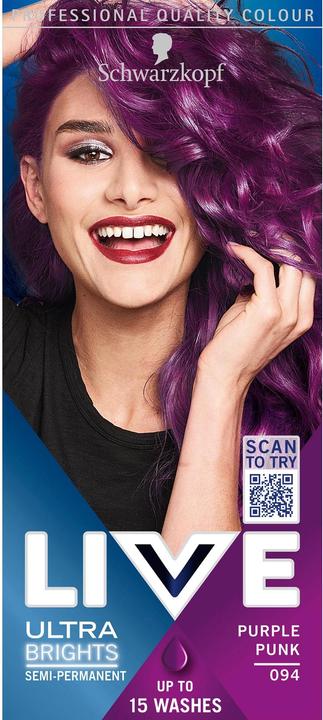 Produktbild Schwarzkopf Live Ultra Brights (94 Purple Punk)