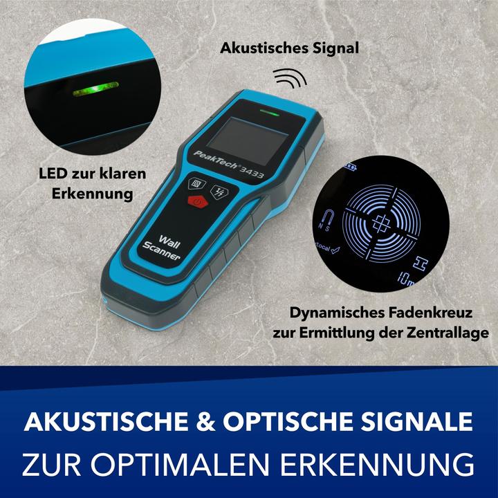 Actual product image Peaktech P 3433 Digital Wall Scanner