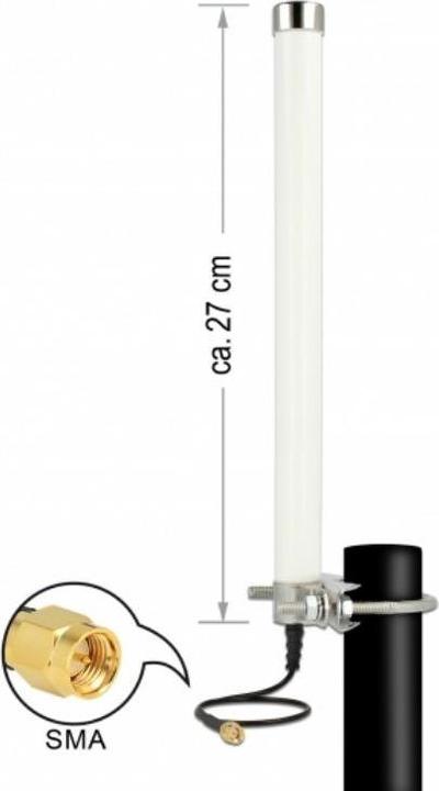 Actual product image Delock LTE/HSPA/GSM antenna, SMA connector (Lora, Wi-Fi, GSM)
