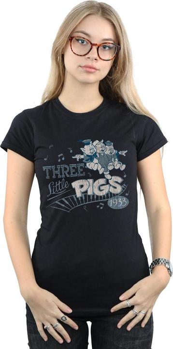 Immagine prodotto Disney Three Little Pigs 1933 Maglietta Donna (L)