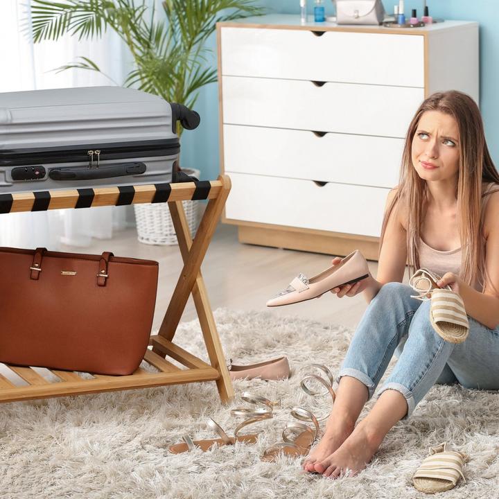 Image du produit Relaxdays Support de valise (Porte-valise)