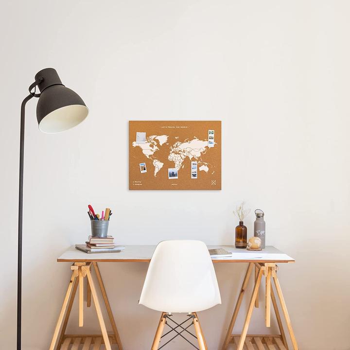 Immagine prodotto Miss wood Mappa Woody L (Bacheca, Mappamondo, 60 x 45 cm)
