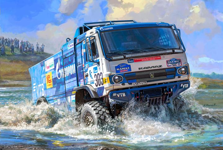 Produktbild Zvezda 1/72 Truck KAMAZ-43509 Kamaz-Master (12/23) *