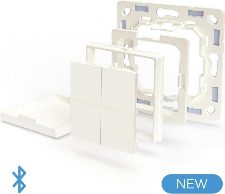Actual product image Shelly BLU Wall Switch 4 - Stand-Alone