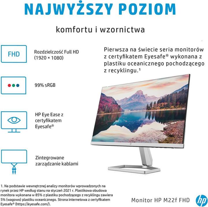 Immagine prodotto HP M22f (1920 x 1080 pixel, 21.50")