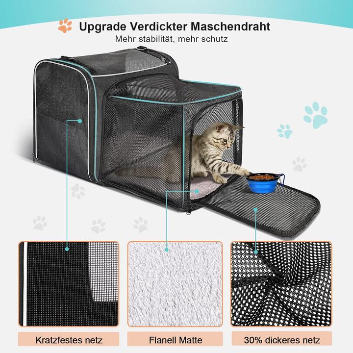 Image du produit Morpilot Transportbox (Chien, Chat, Respirant, Lavable, Réflecteurs, Pliable)
